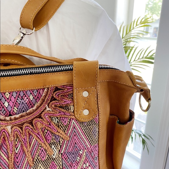 Genuine leather convertible bag from Guatemala main image 15